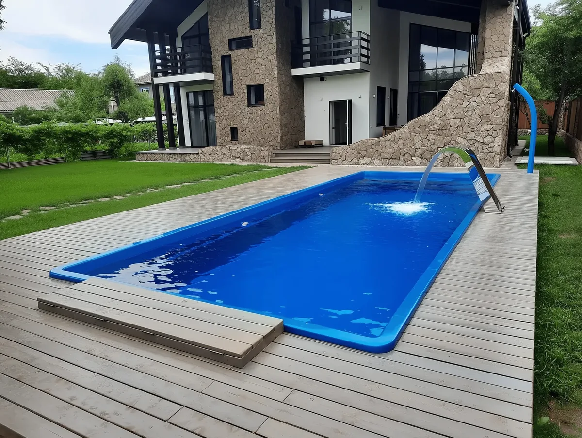 Композитный бассейн Laguna 9 — вид сверху в Тюмени