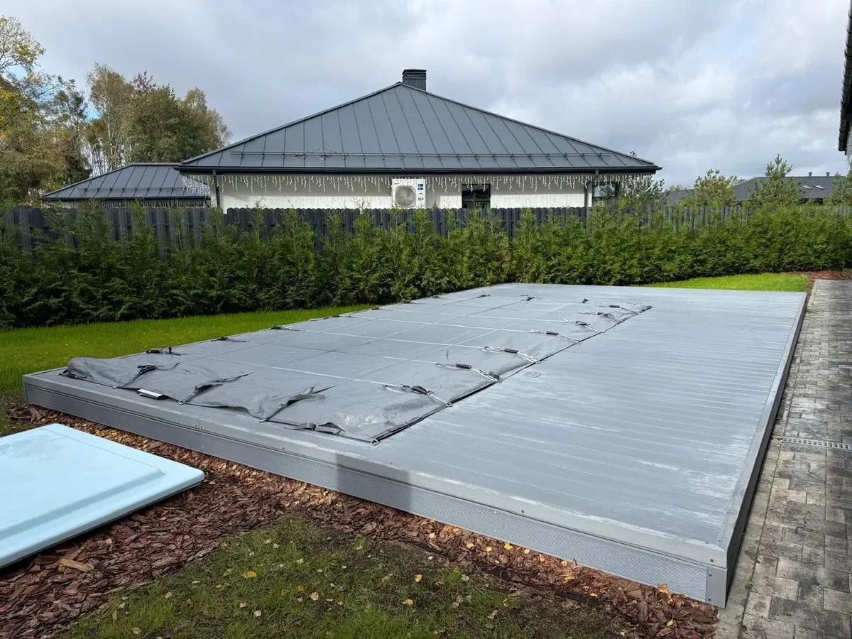 Покрывало Laguna Cover Mesh — установка в Тюмени