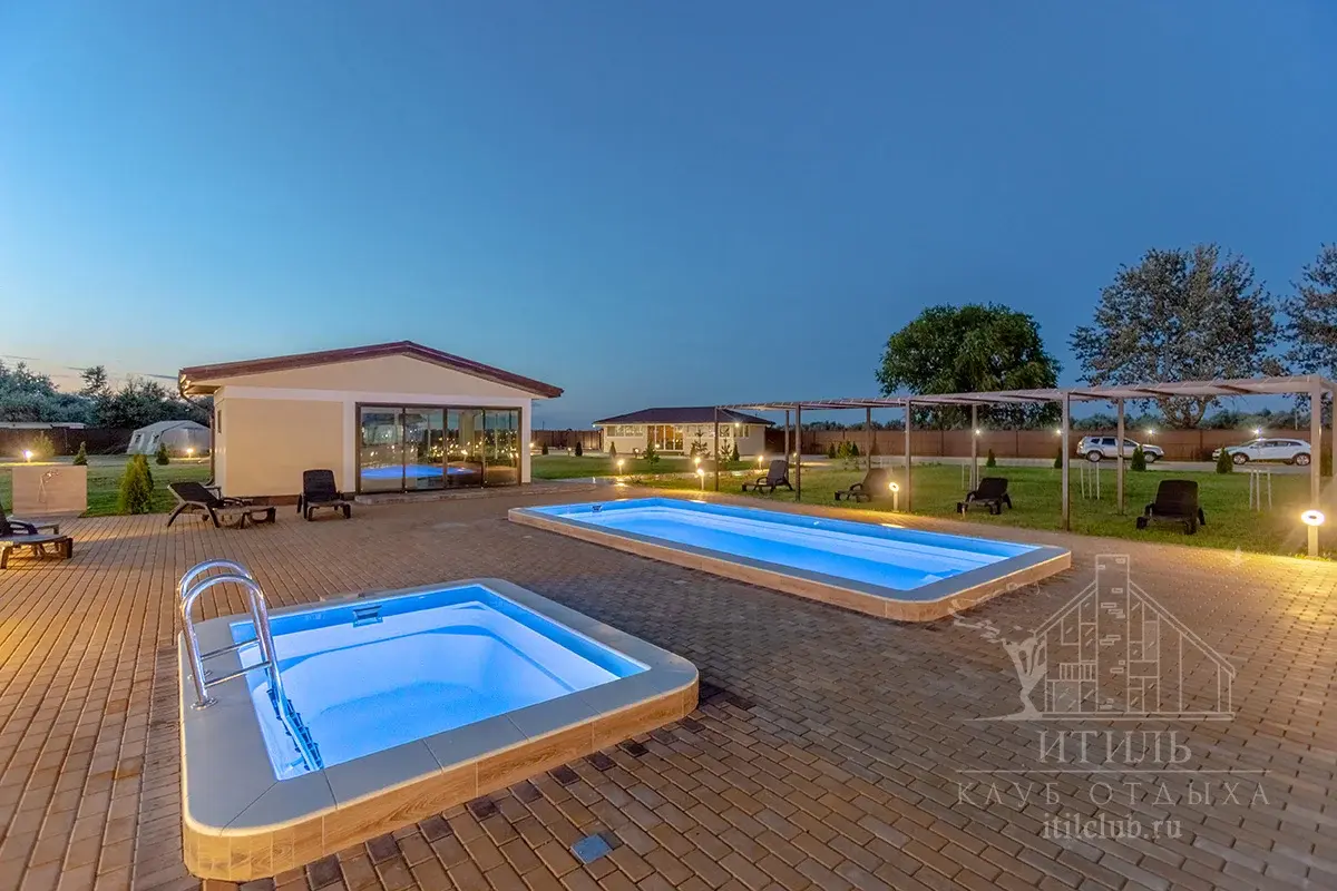 Композитная купель Laguna 3 — установка в Тюмени